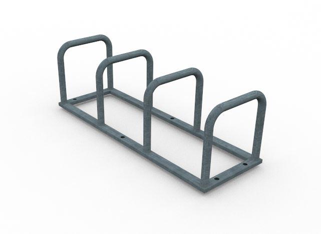 Bicycle rack narrow U copy copy copy copy