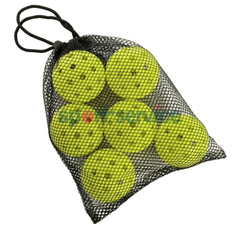 Set of 6 pickleball balls (indoor)