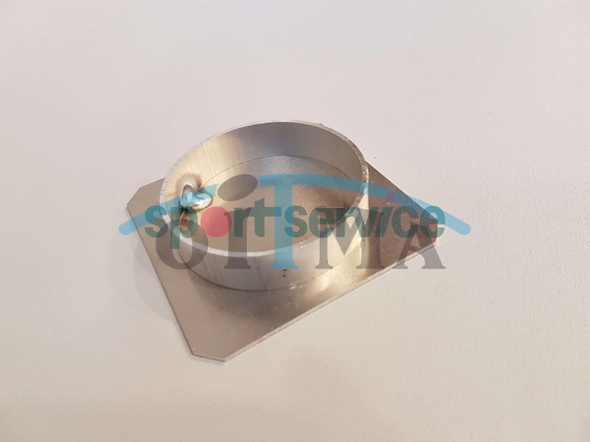 Aluminium cover plate, for 83 mm post