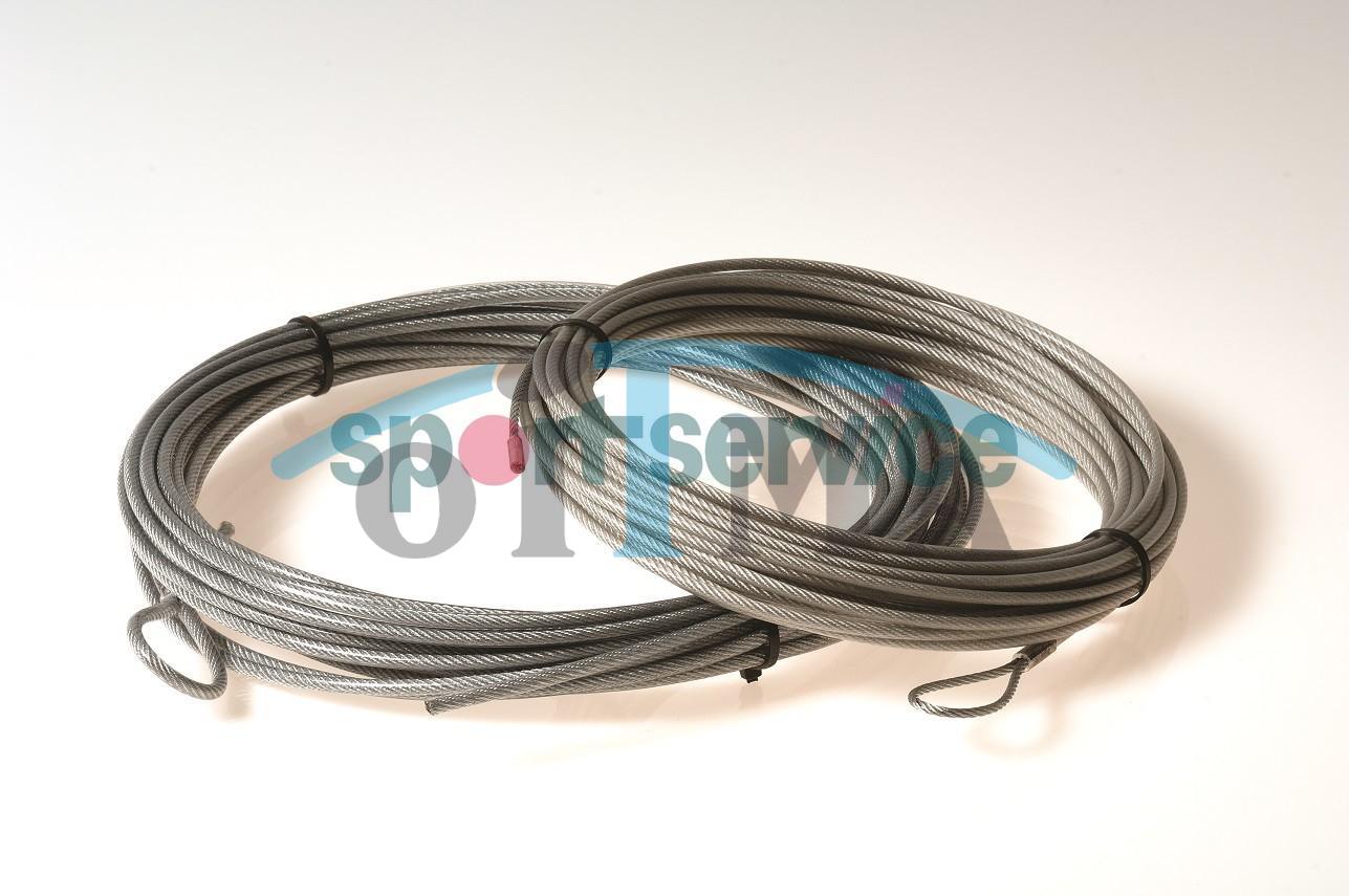 Steel cable for volleyball net