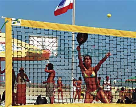 Beach Tennis Tournament Net